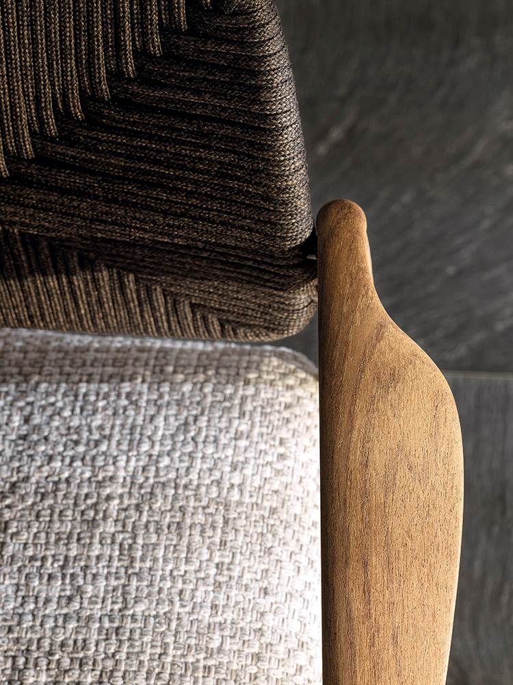 Minotti Yoko outdoor Dining Chair