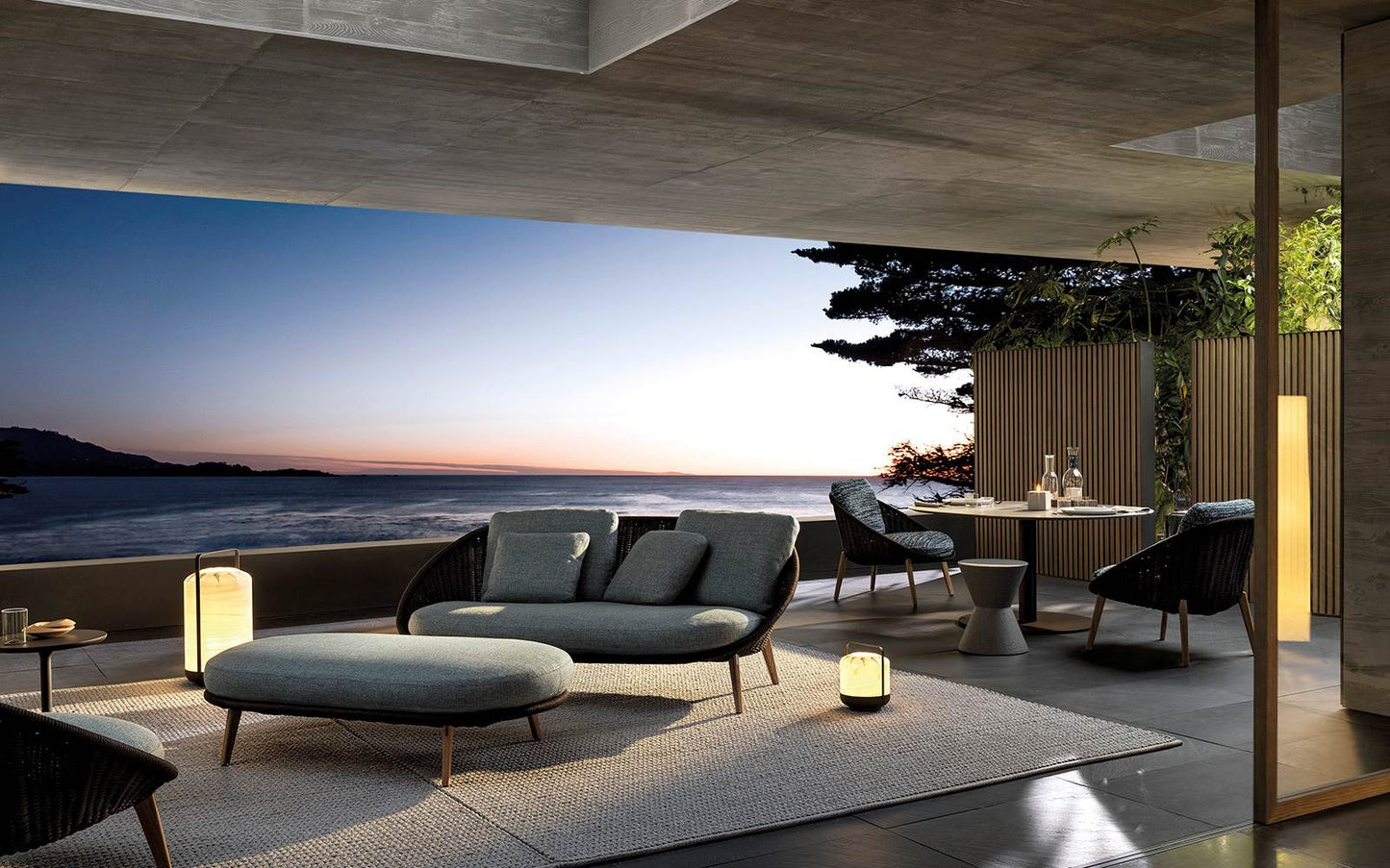 Minotti Lido Outdoor sofa