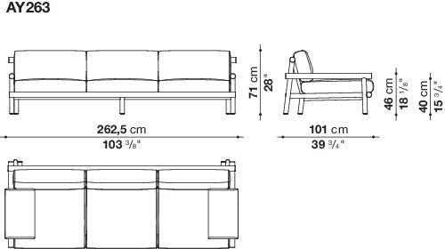 B&B italia Ayana Outdoor sofa