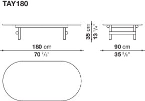 B&B italia Ayana Outdoor Coffee Table