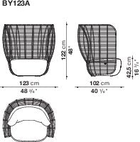 B&B italia Bay Outdoor Armchair