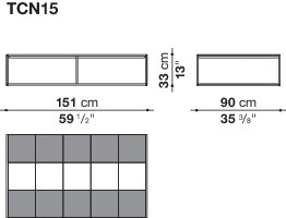 B&B italia Canasta Outdoor Coffee Table