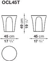 B&B italia Colosseo Outdoor Coffee Table