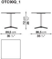 B&B italia Cosmos Outdoor Dining Table