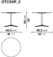 B&B italia Cosmos Outdoor Dining Table