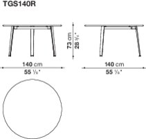 B&B italia Ginepro Outdoor Dining Table