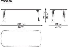 B&B italia Ginepro Outdoor Dining Table