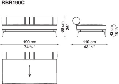 B&B italia Ribes Outdoor sofa