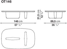 B&B italia Tobi-Ishi Outdoor Coffee Table