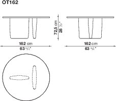 B&B italia Tobi-Ishi Outdoor Dining Table