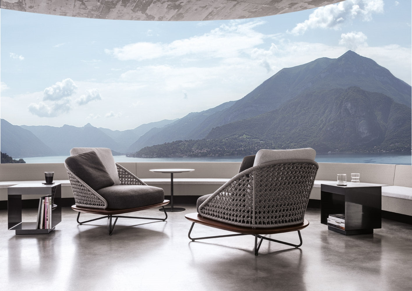 Minotti Rivera Outdoor Lounge Chair