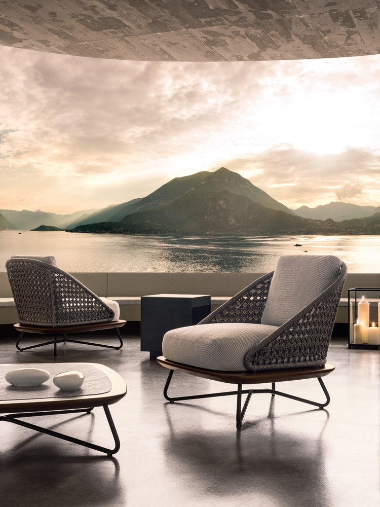 Minotti Rivera Outdoor Lounge Chair