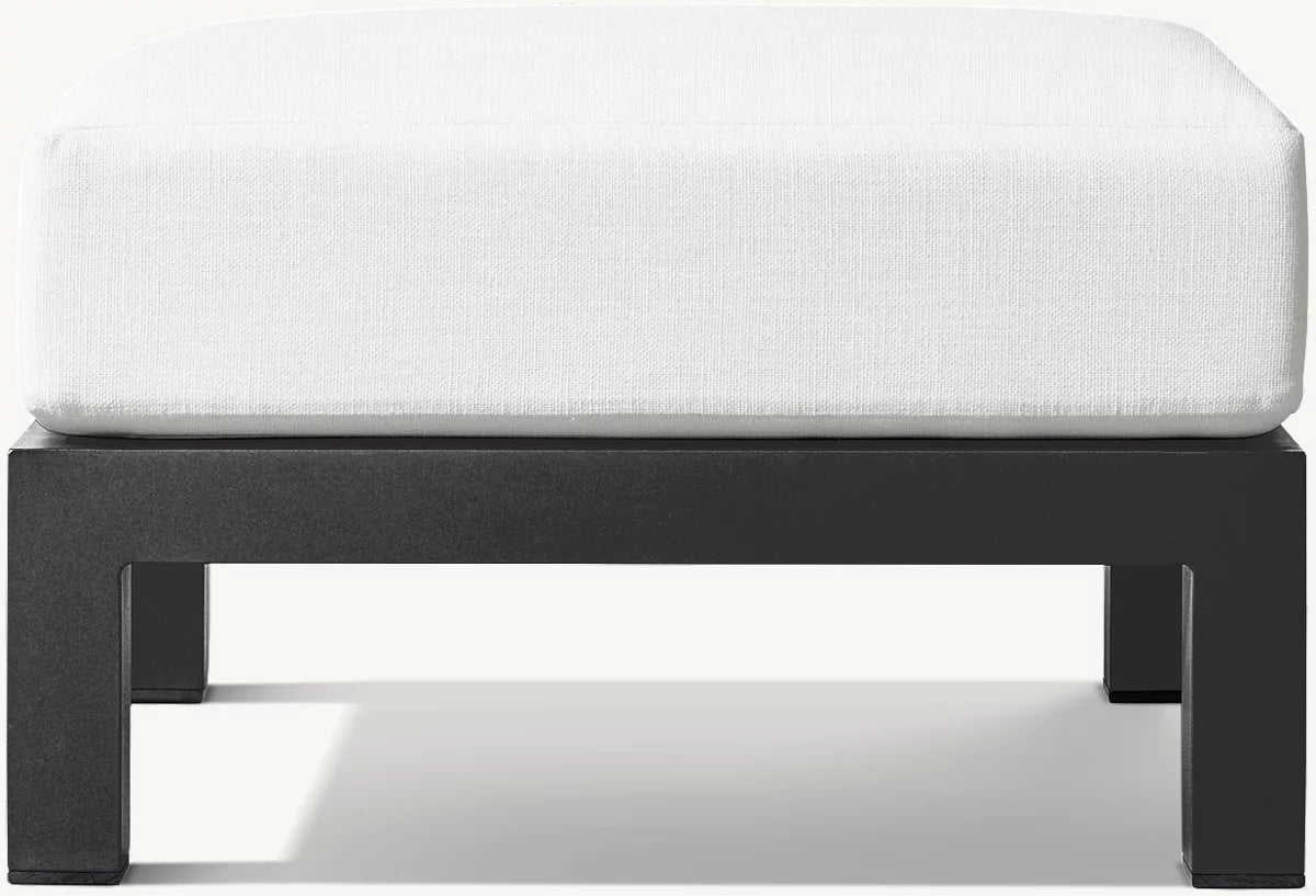 RH Portofino Aluminum Ottoman