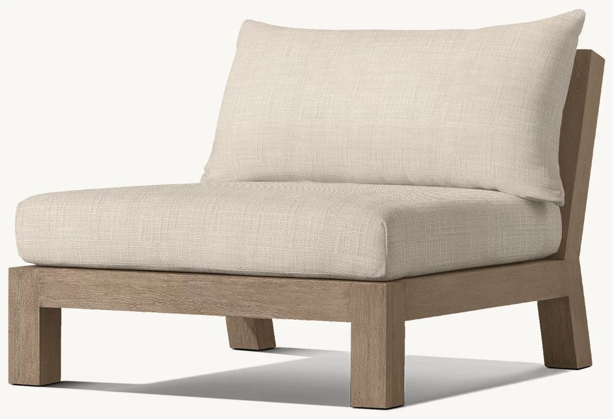 RH Merida Teak Modular Lounge Chair