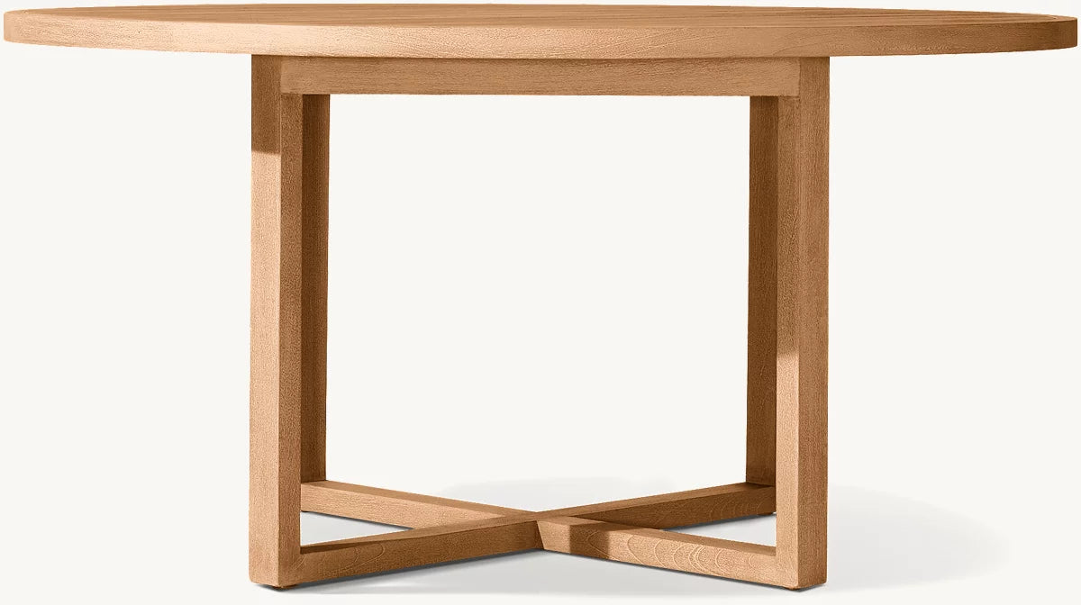 RH Aegean Round Dining Table
