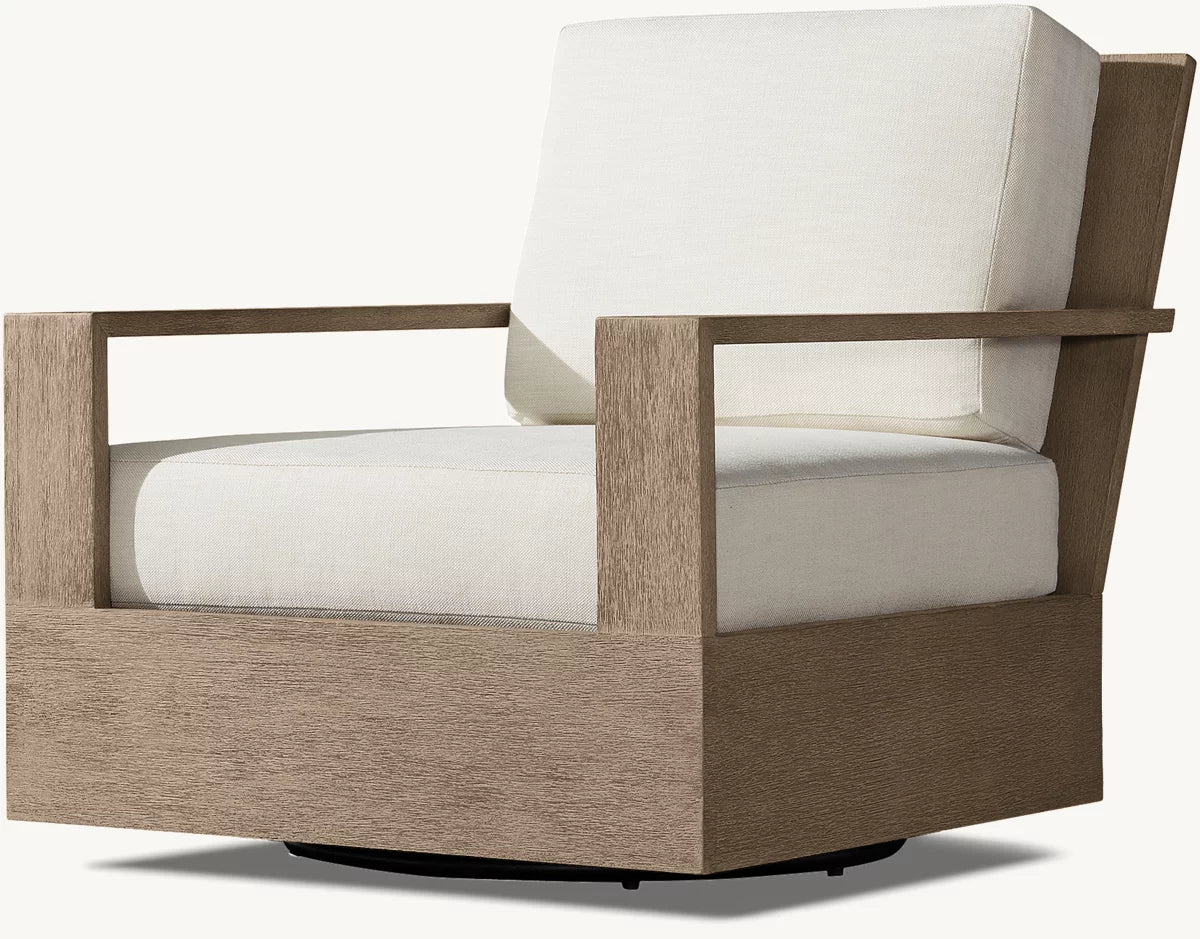 RH Belvedere Swivel Lounge Chair