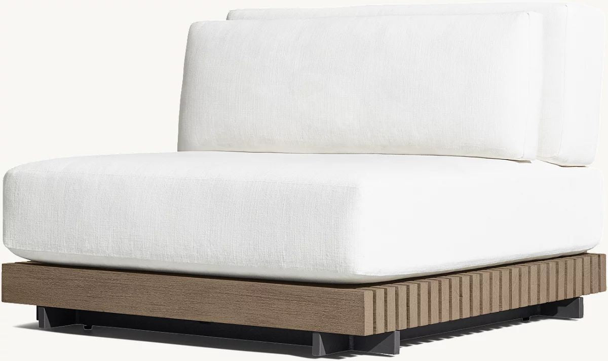 RH Caicos Modular Armless Lounge Chair