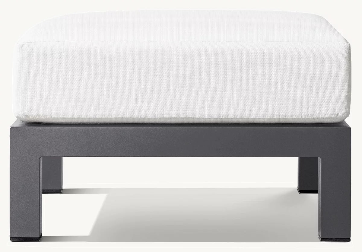 RH Portofino Aluminum Ottoman