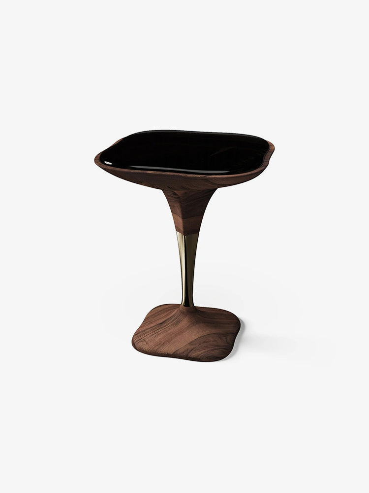 Alma De Luce Apache Tears Side Table