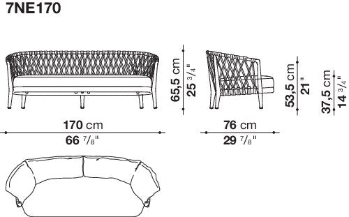B&B italia Erica Outdoor sofa