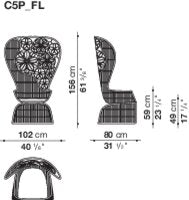 B&B italia Crinoline Outdoor Armchair
