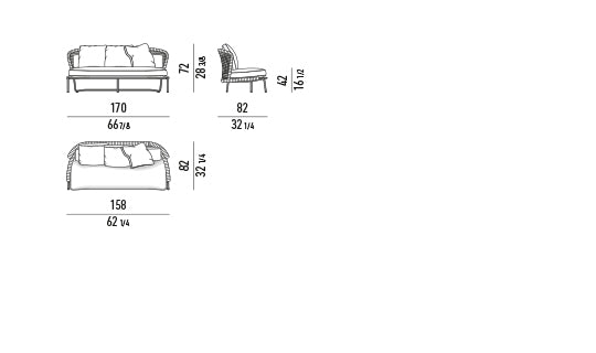Minotti Aston Outdoor sofa