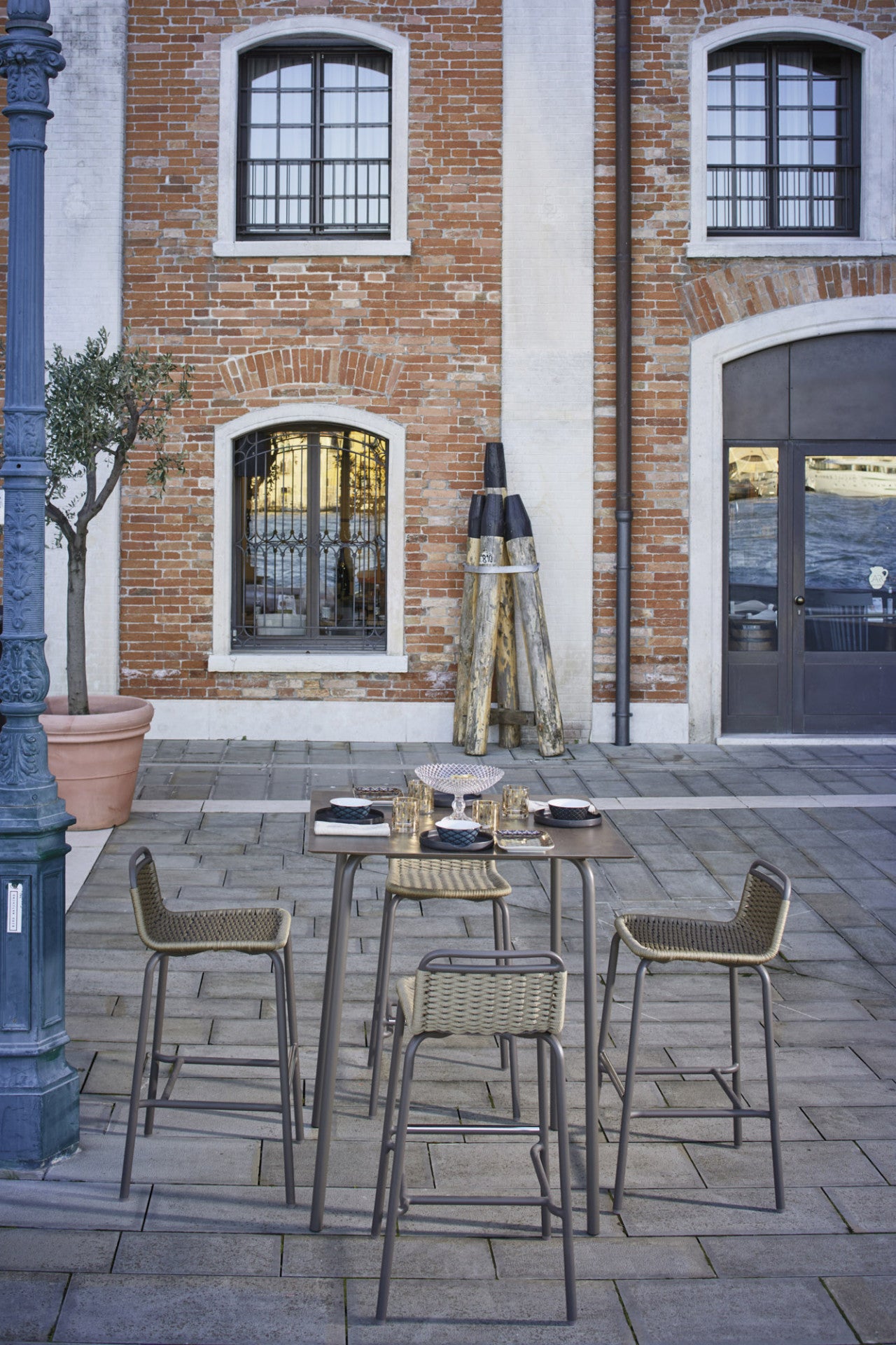 Roberti Rattan ART. 9780 Bistrot Table