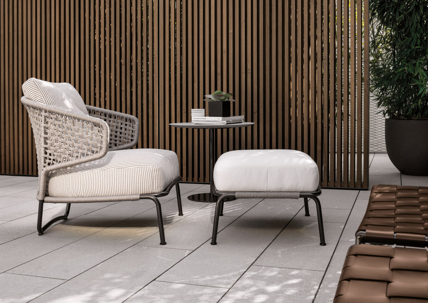 Minotti Aston Outdoor Lounge Chair