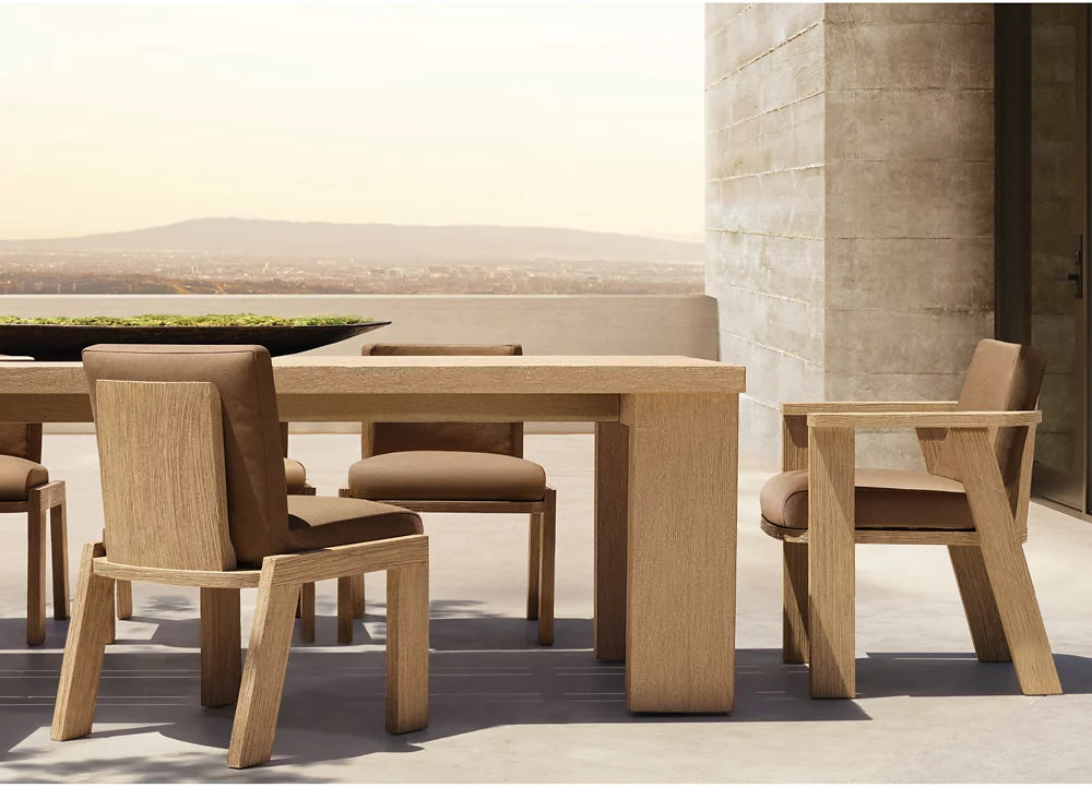 RH Tavira Rectangular Dining Table