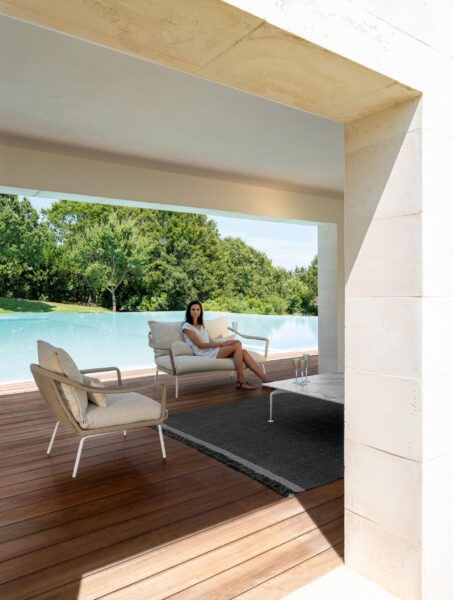 Talenti Cruise//Alu Love Seat Sofa