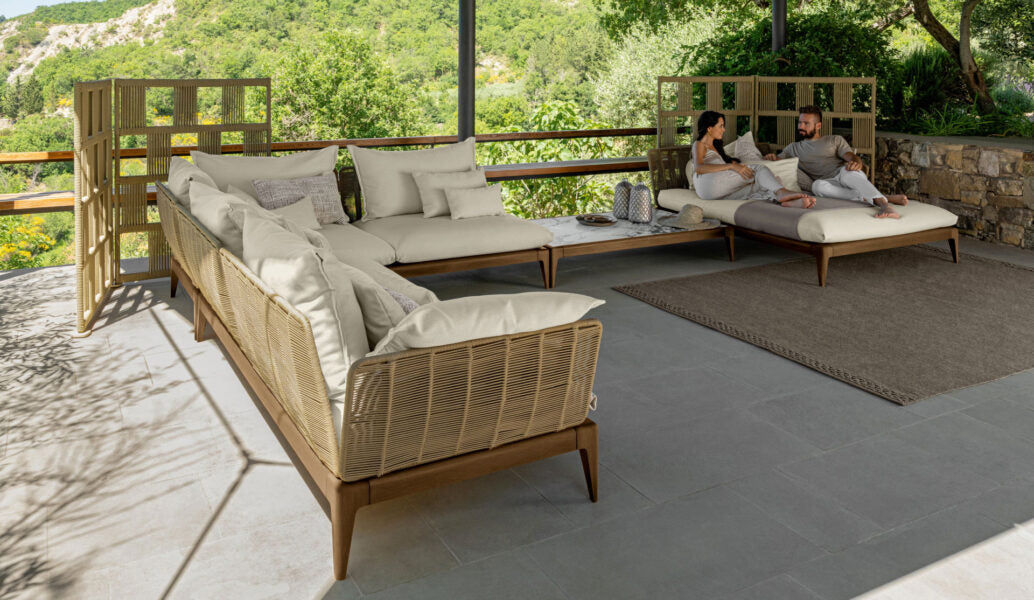 Talenti Cruise//Teak Sofa