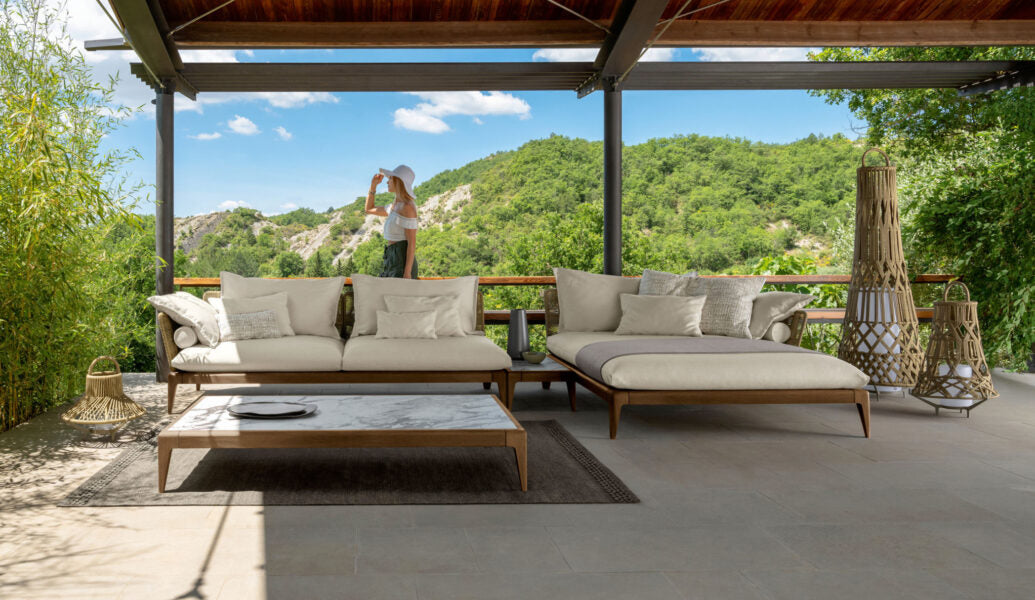 Talenti Cruise//Teak Sofa