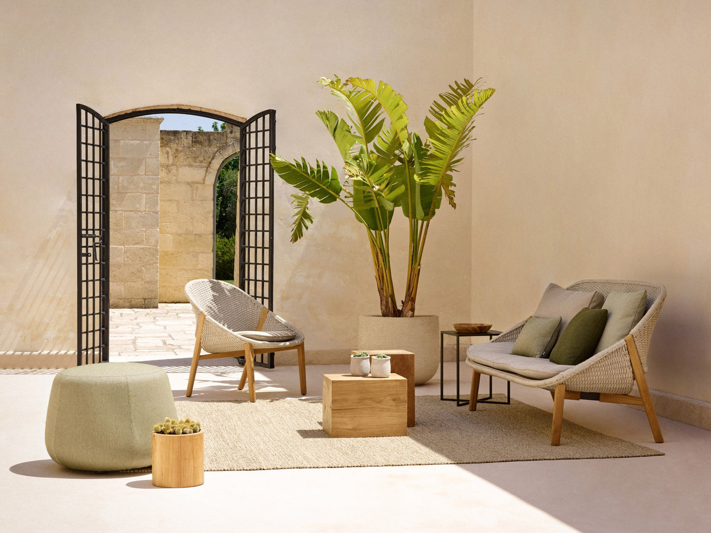 Tribu Elio 2-Seat Outdoor Sofa