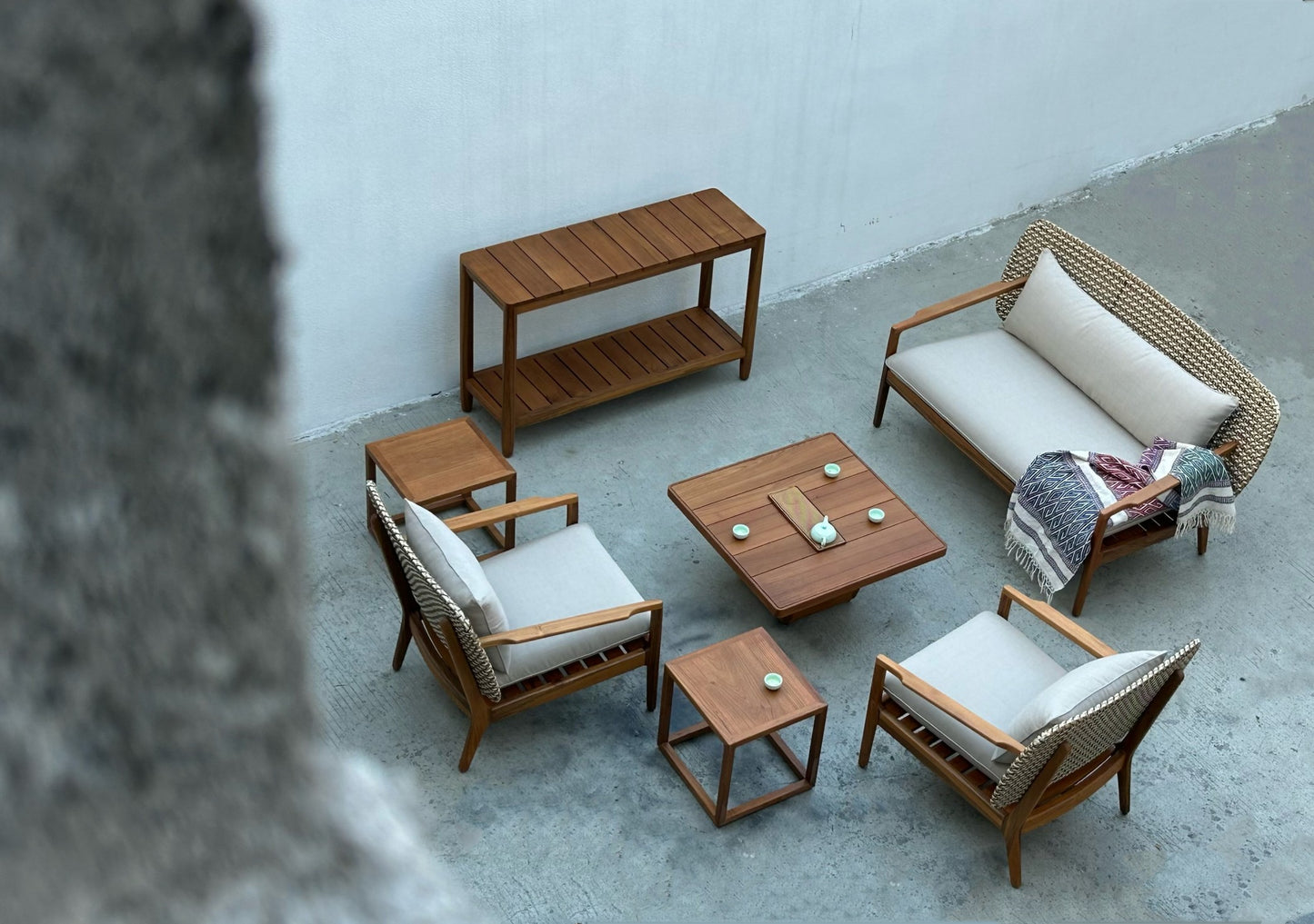 Teak sofa