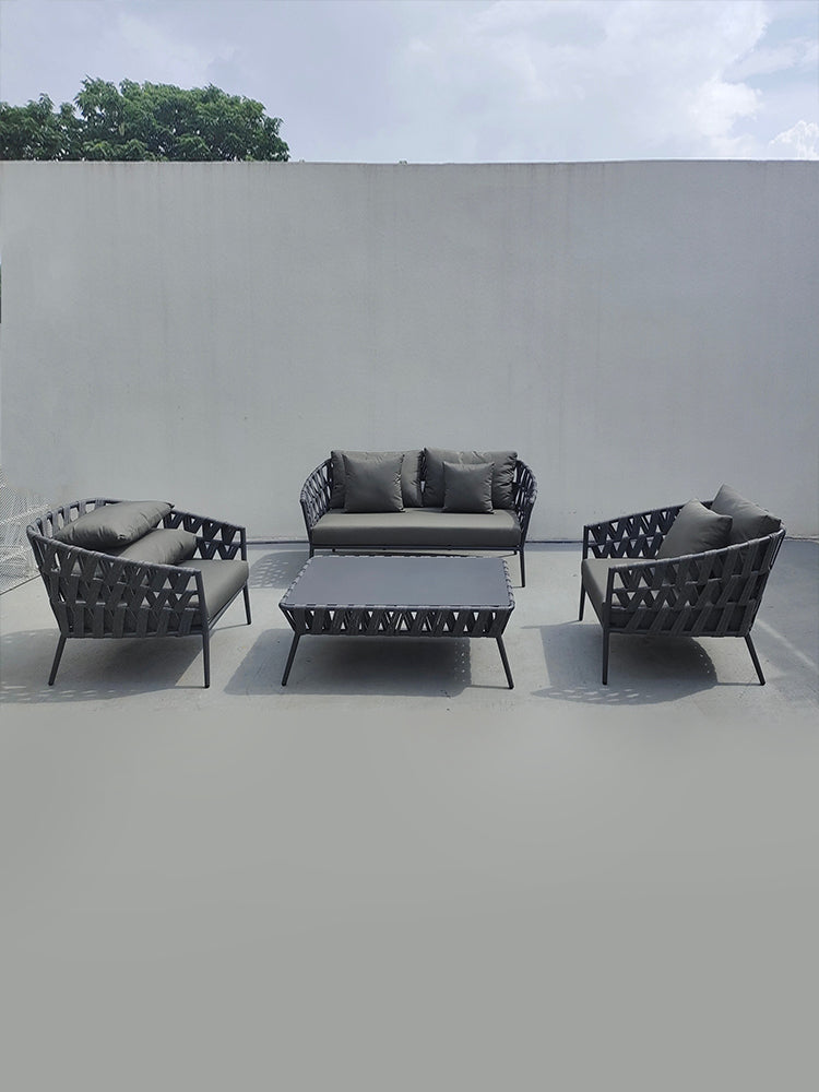 Aluminum sofa