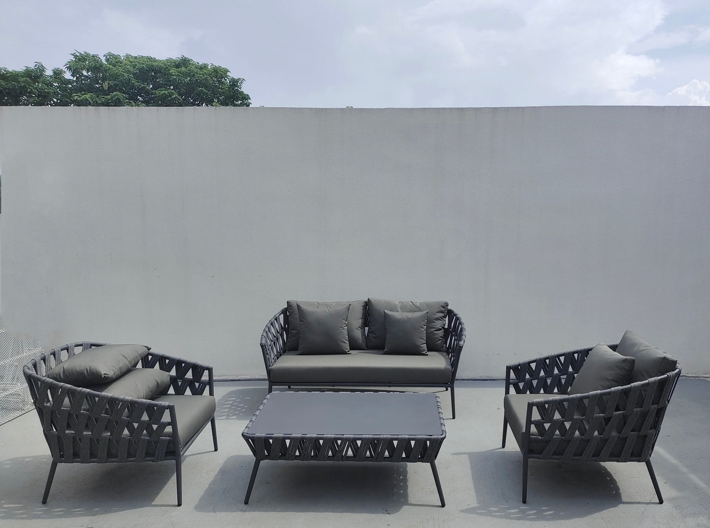 Aluminum sofa