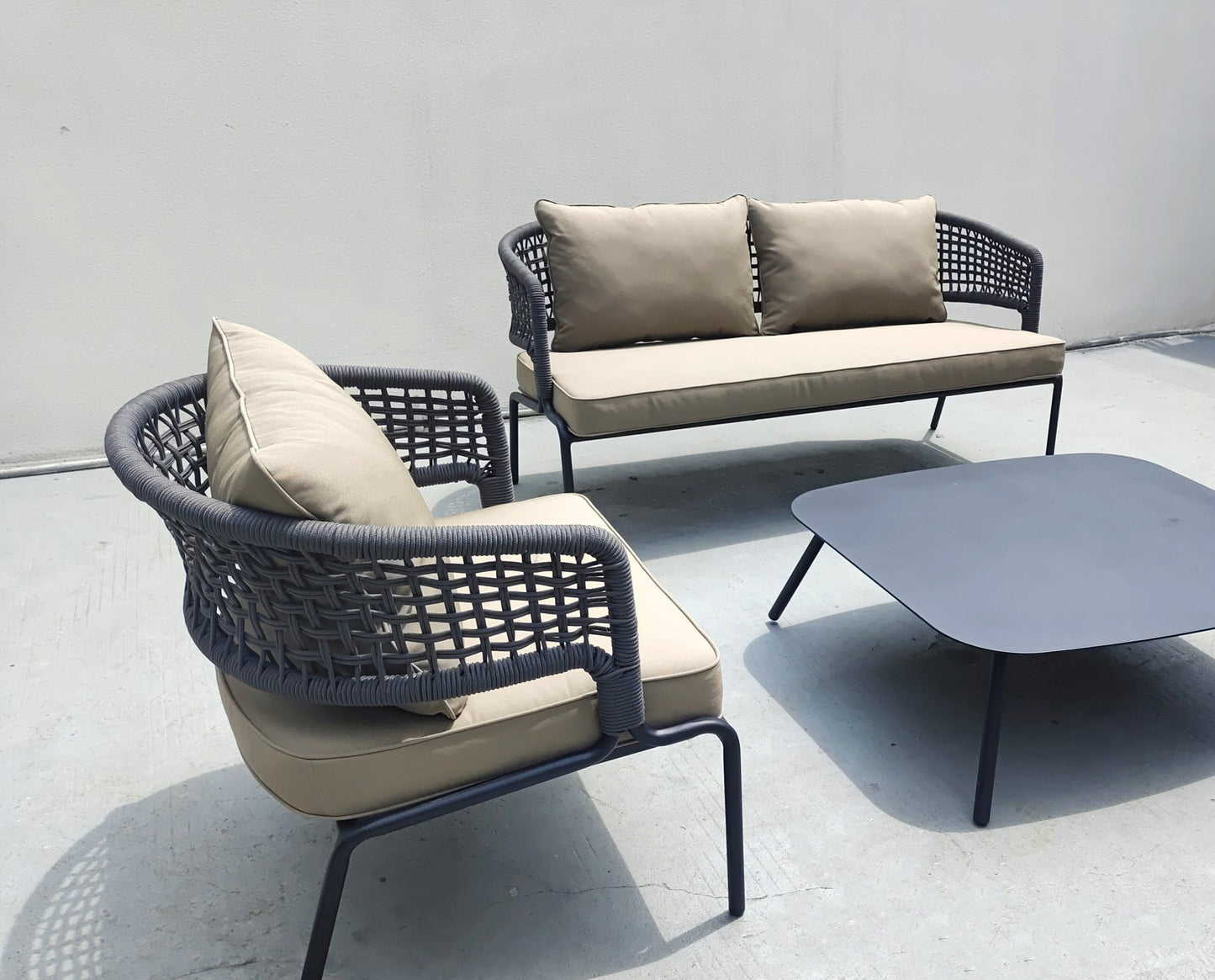 Aluminum sofa