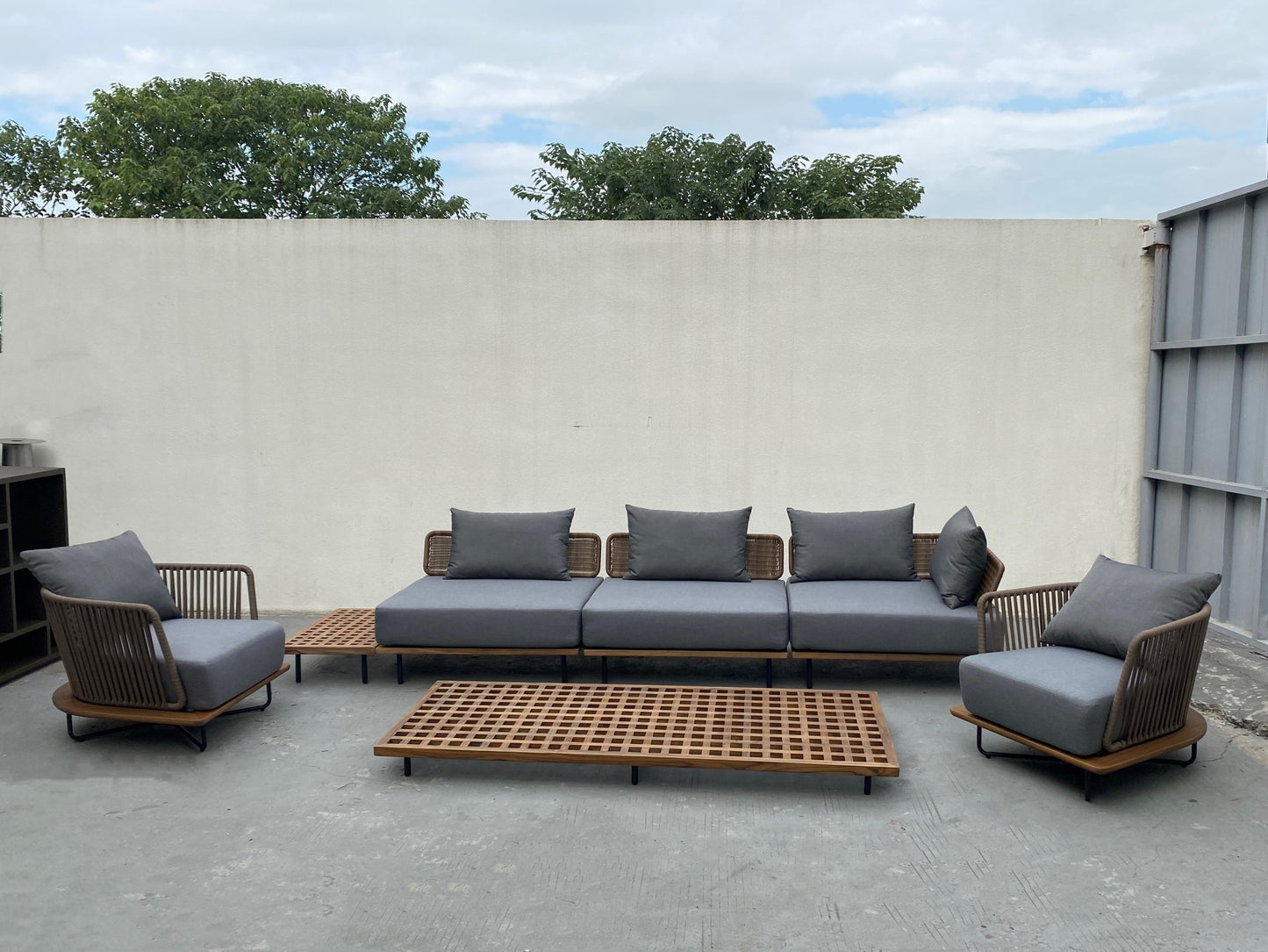 Teak sofa