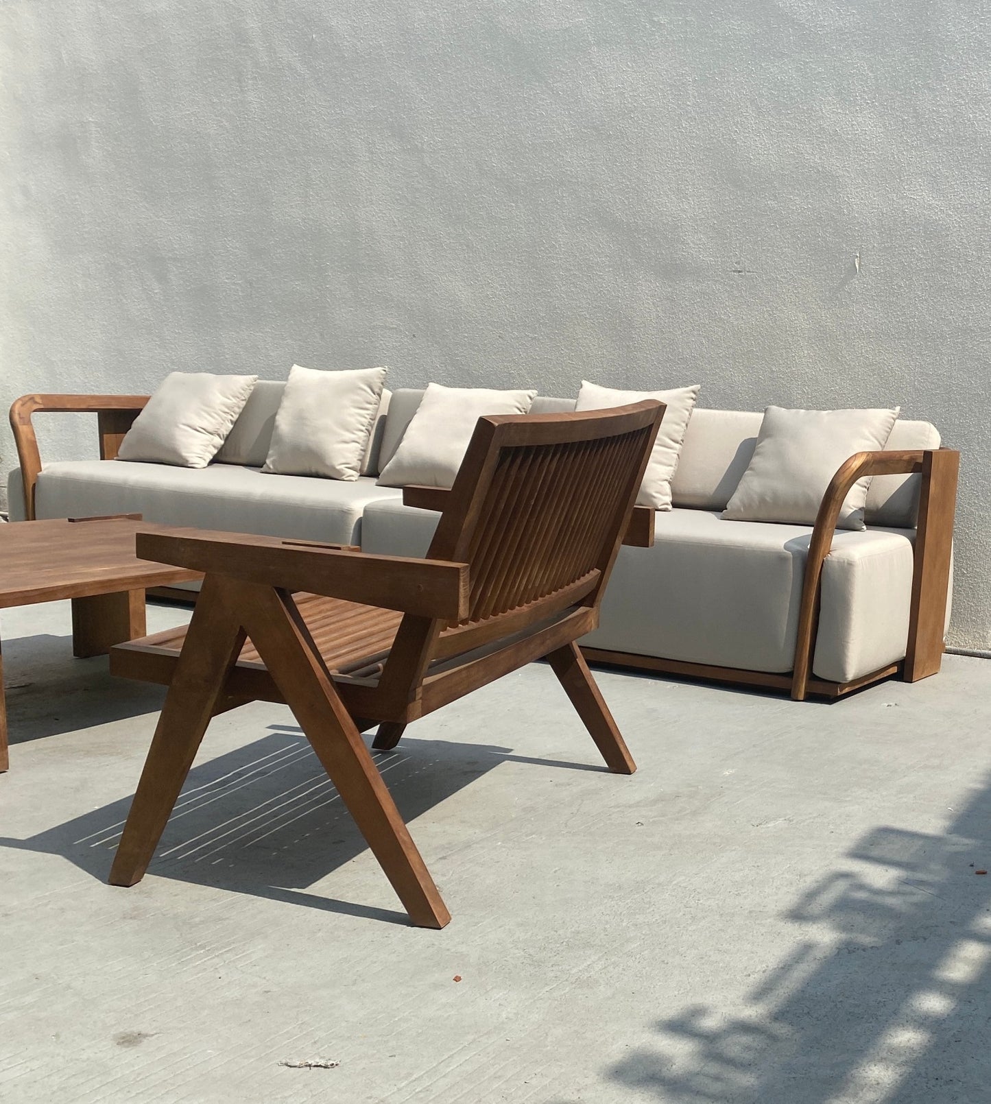 Teak sofa