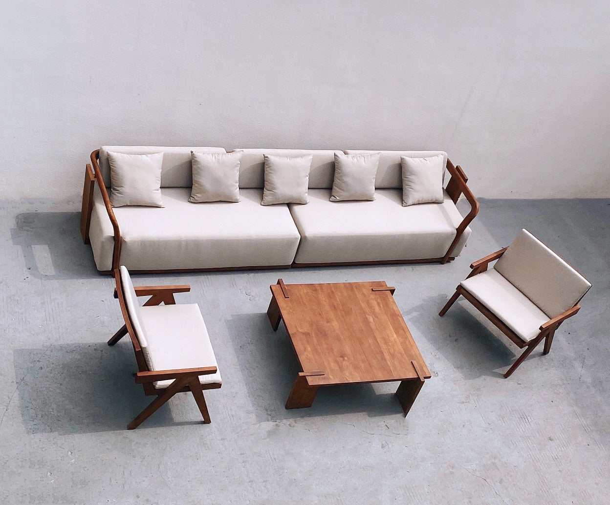 Teak sofa