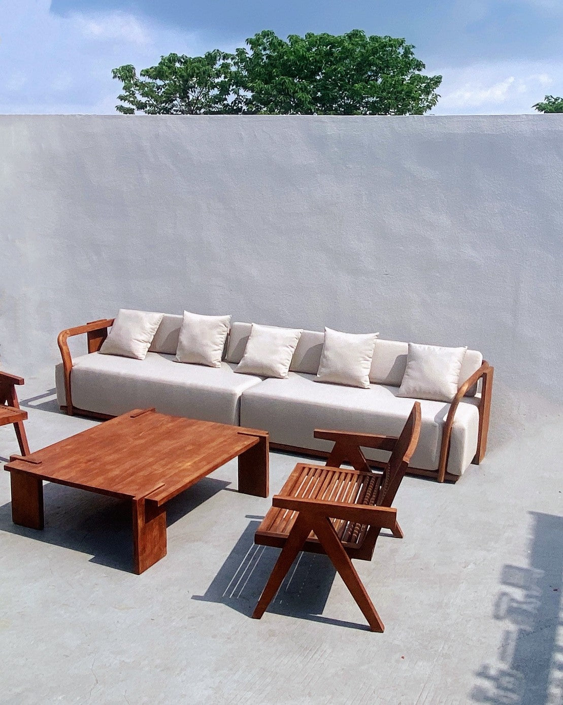 Teak sofa