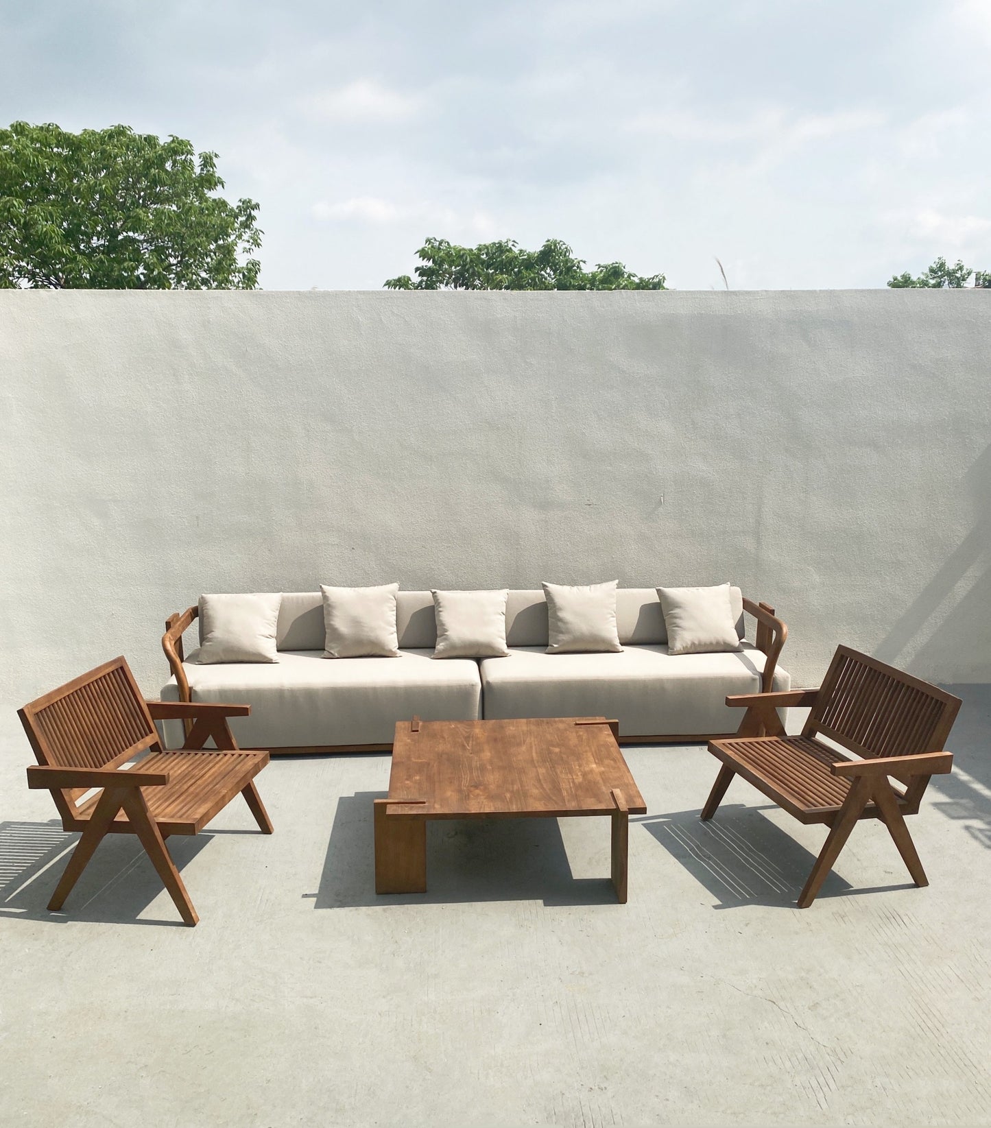 Teak sofa