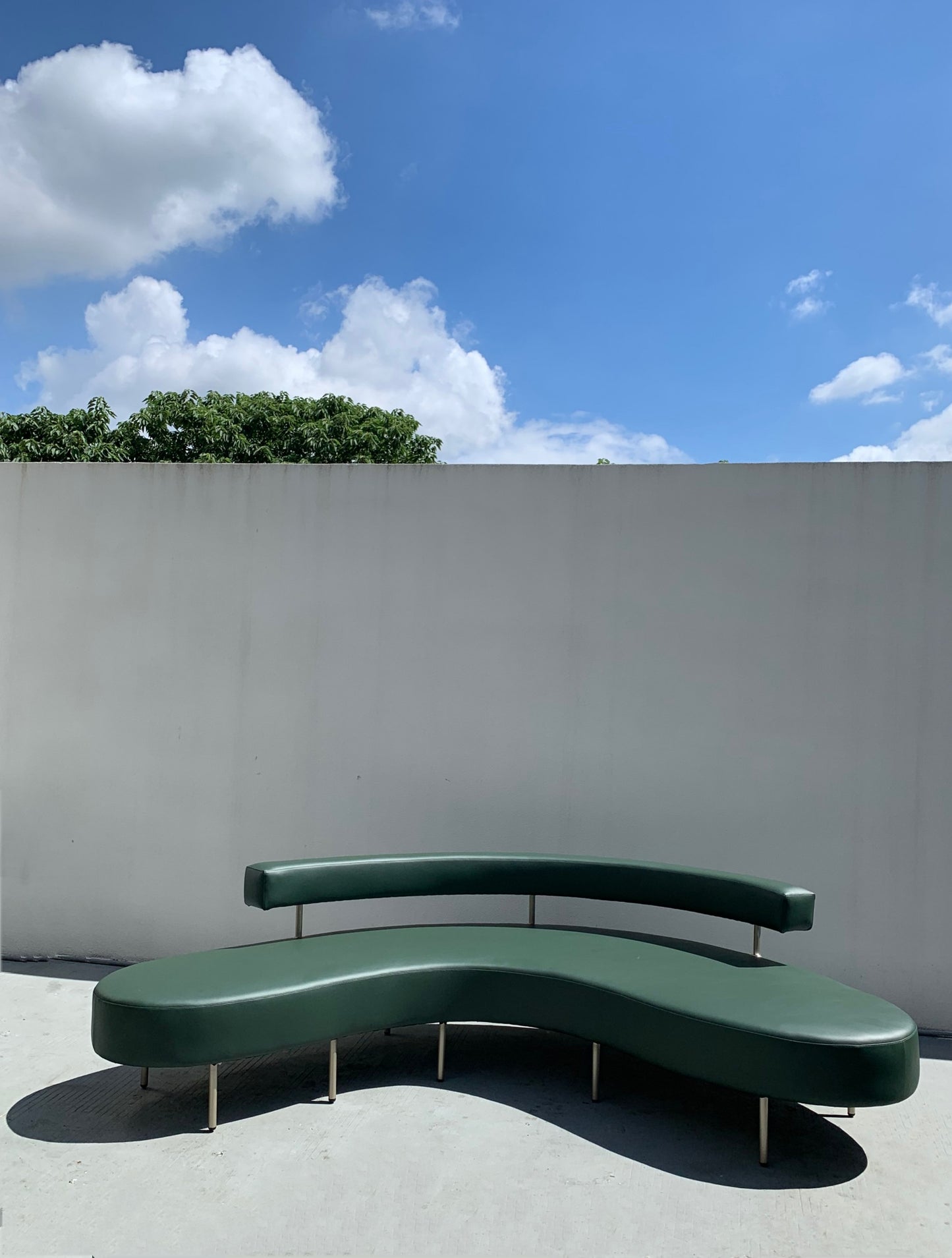 Aluminum sofa