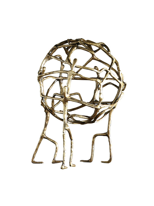 JS217 spherical abstract ornament