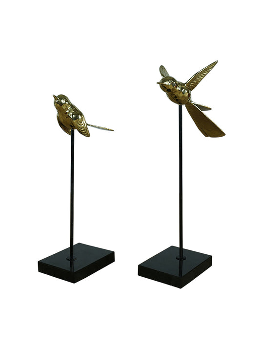 JS222 flying bird spreading wings ornament
