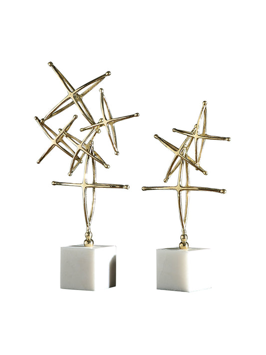 JS262 cross star ornament