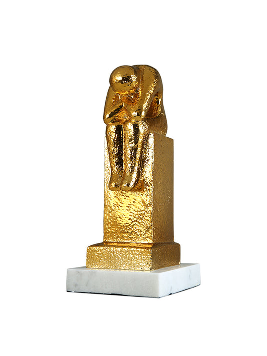 JS269X01 golden man ornament