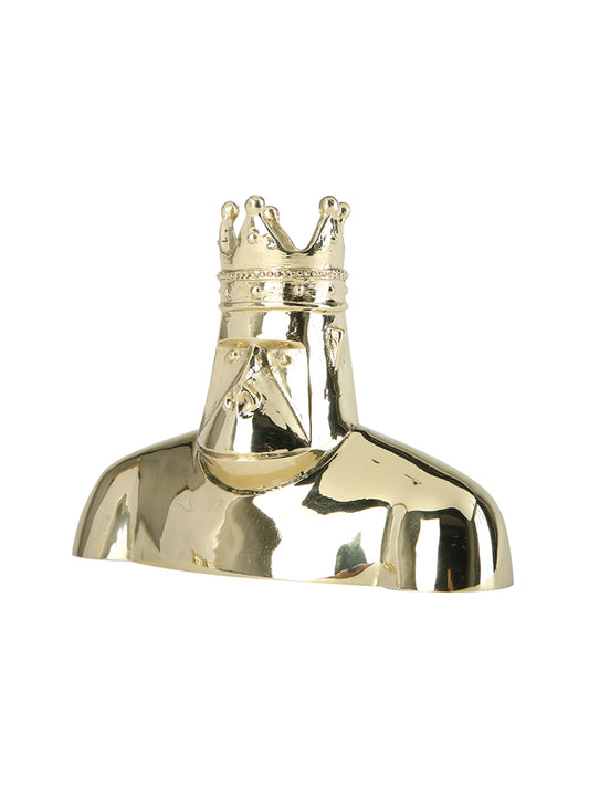 JS368X01 crown orangutan ornament