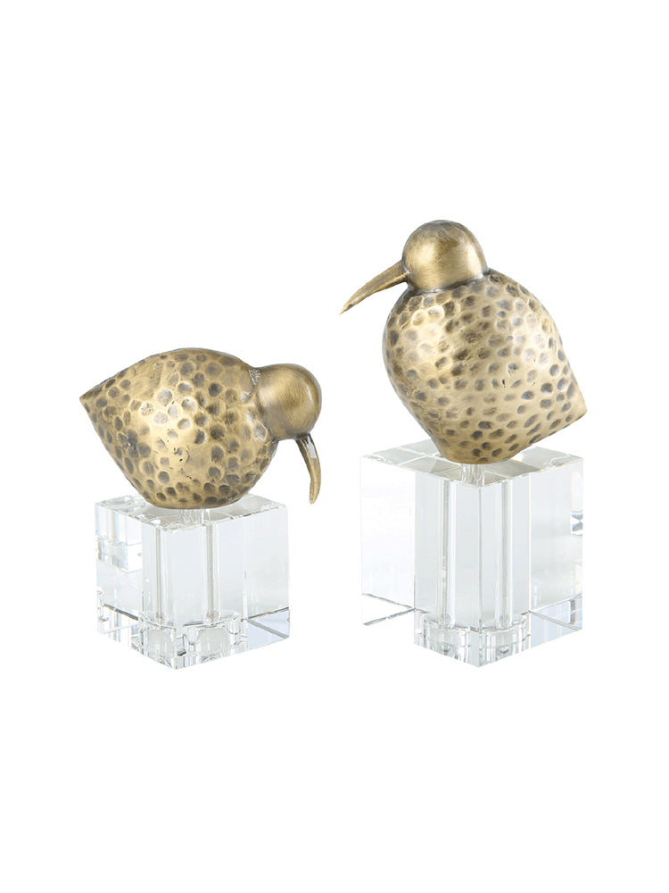 JS393X01 pointed bird ornament