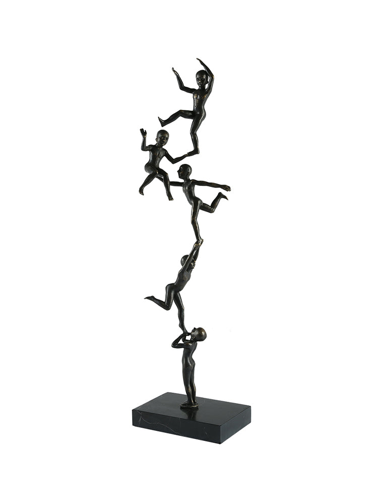 JS441X01 four sculptures in one support